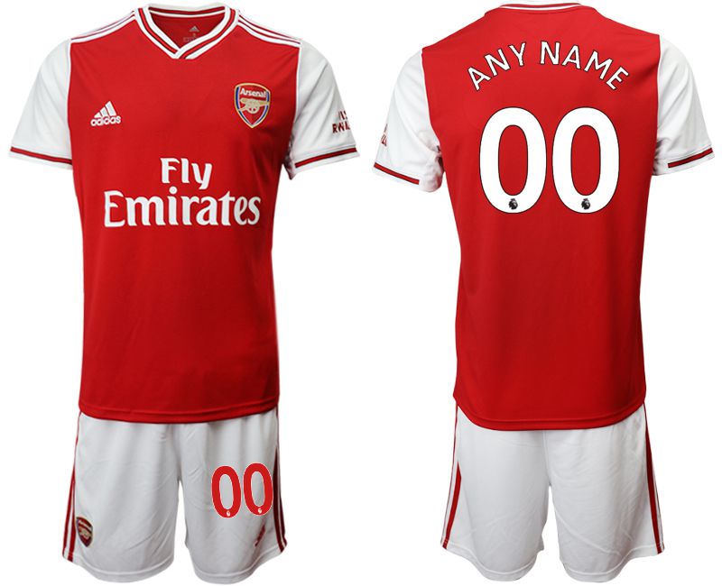 Men 2019-2020 club Arsenal home customized red Soccer Jerseys